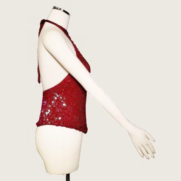 Knit Sequin Halter - Picture 5 of 6